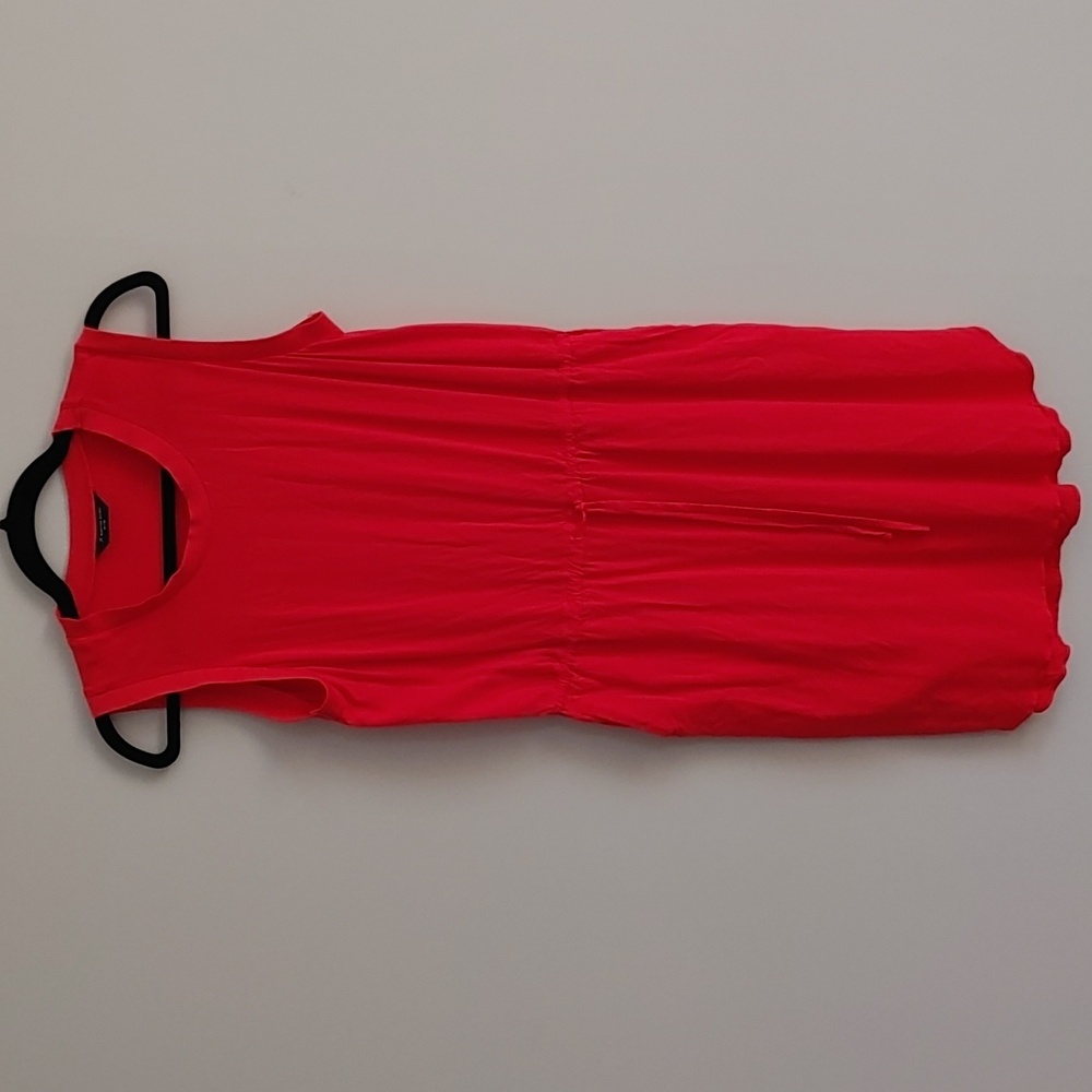 Denver Hayes Tie Waist Pocket Tank Dress Medium